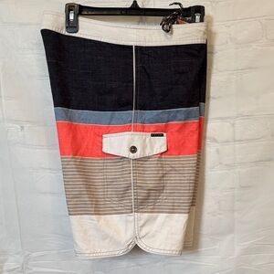 Rip Curl Surf Craft Men’s 34 Board Shorts Swim Trunks Multicolored